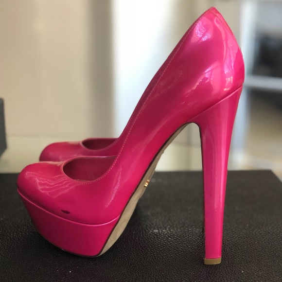 Metallic Pink Sergio Rossi Patent Leather Pumps - Picture 6 of 8